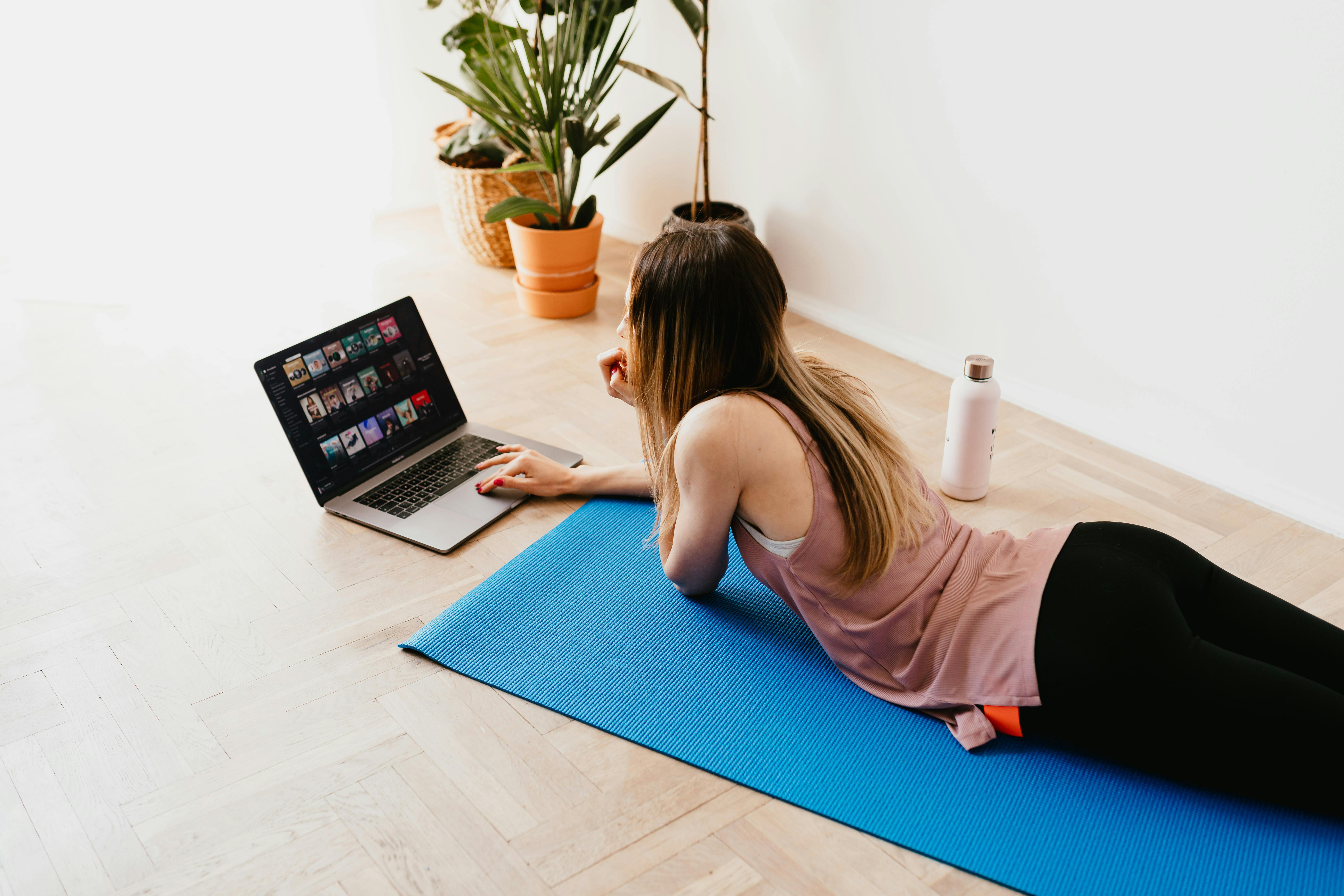 Online virtual fitness sessions